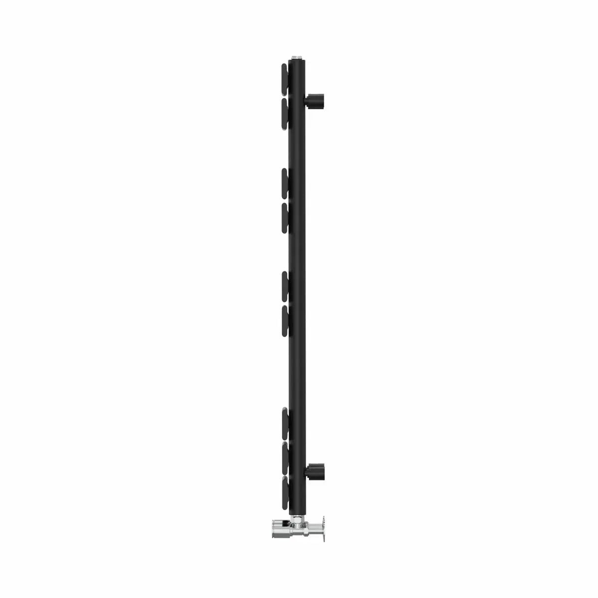 Rapallo - Flat panel heated towel rail black