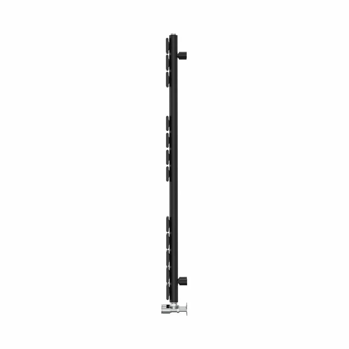 Rapallo - Flat panel heated towel rail black