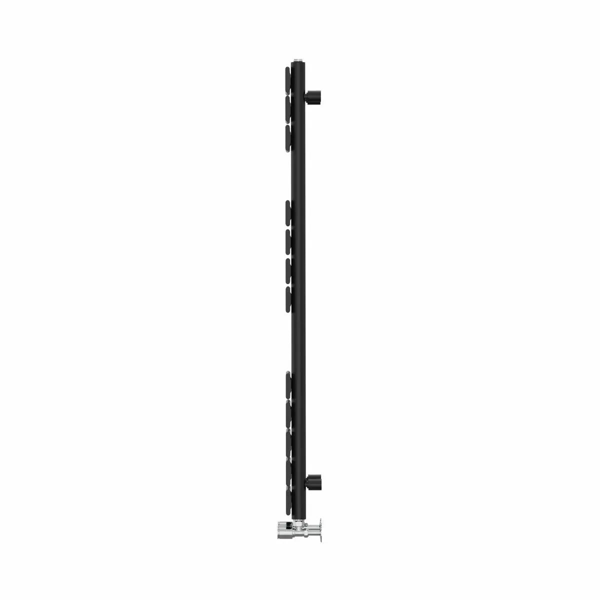 Rapallo - Flat panel heated towel rail black