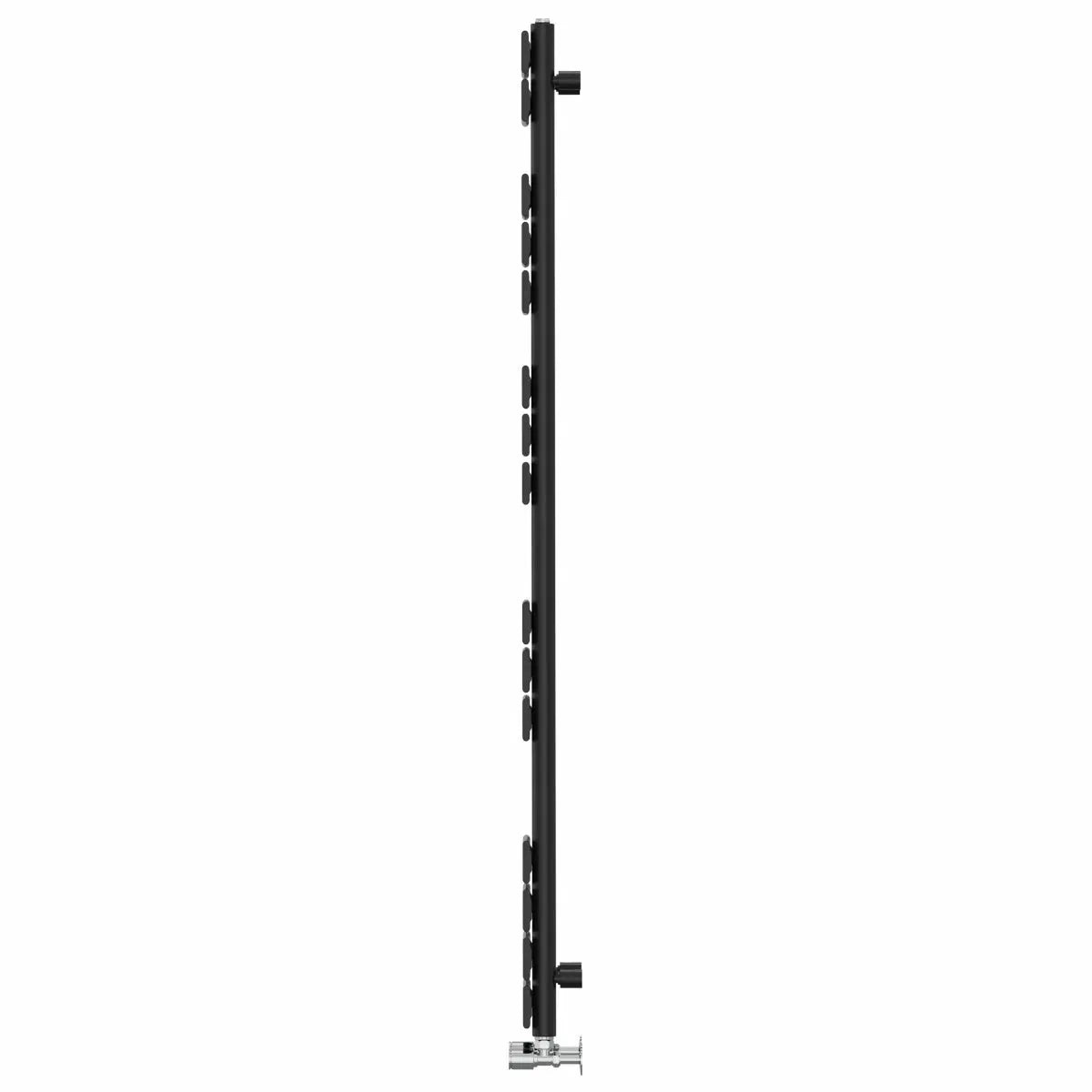 Rapallo - Flat panel heated towel rail black