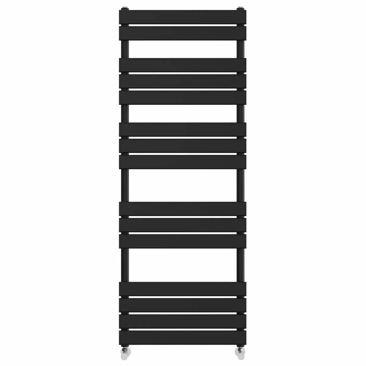 Rapallo - Flat panel heated towel rail black