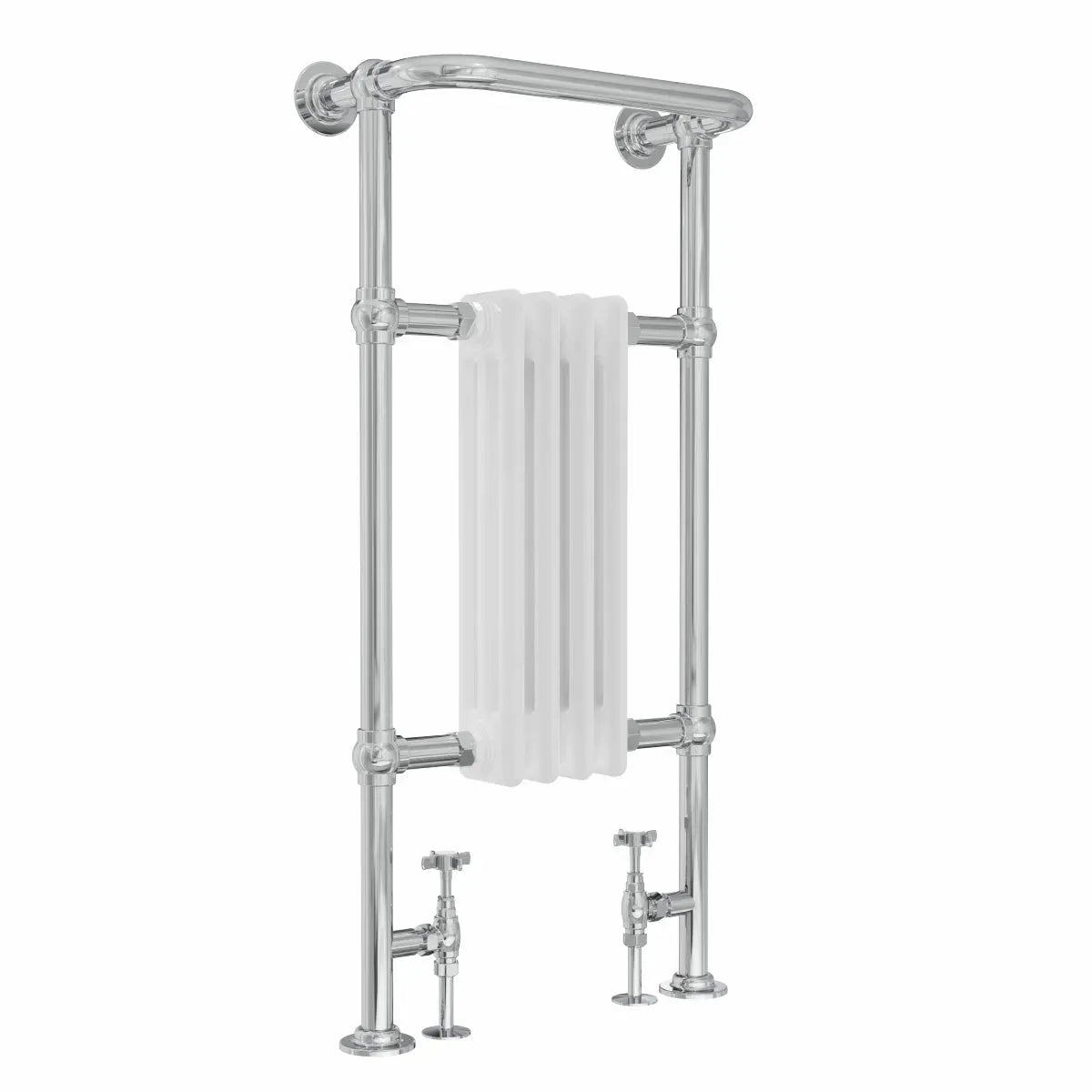 Varallo - Traditional heated towel rail white