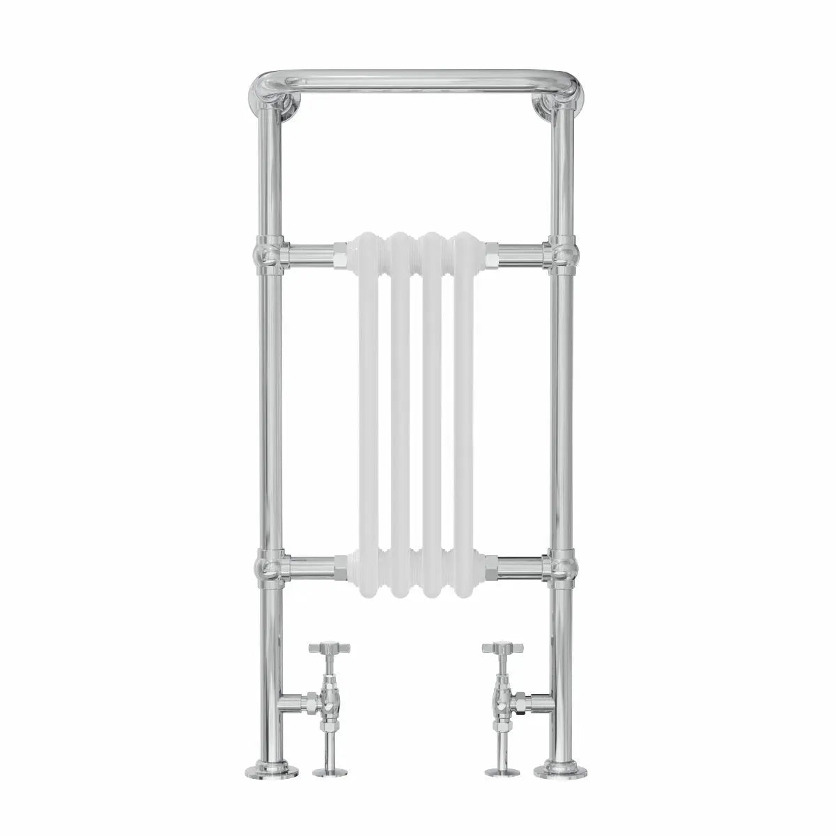 Varallo - Traditional heated towel rail white