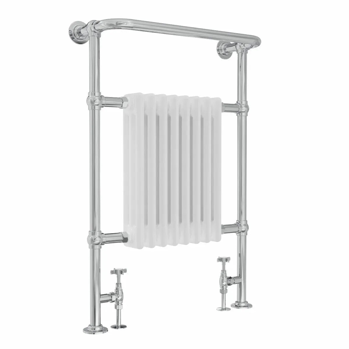 Varallo - Traditional heated towel rail white