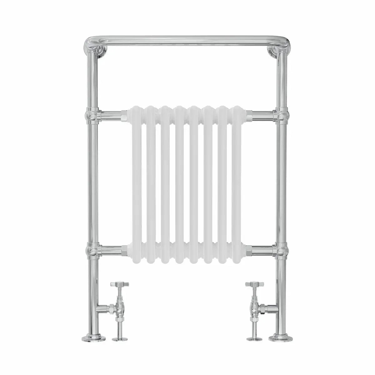 Varallo - Traditional heated towel rail white