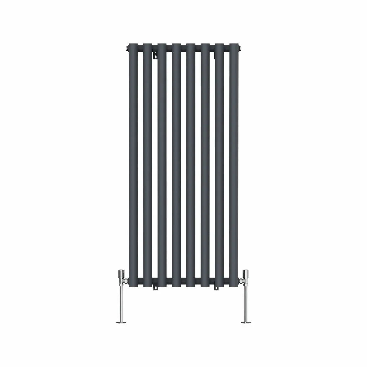 Comiso - Modern vertical round tube radiator anthracite