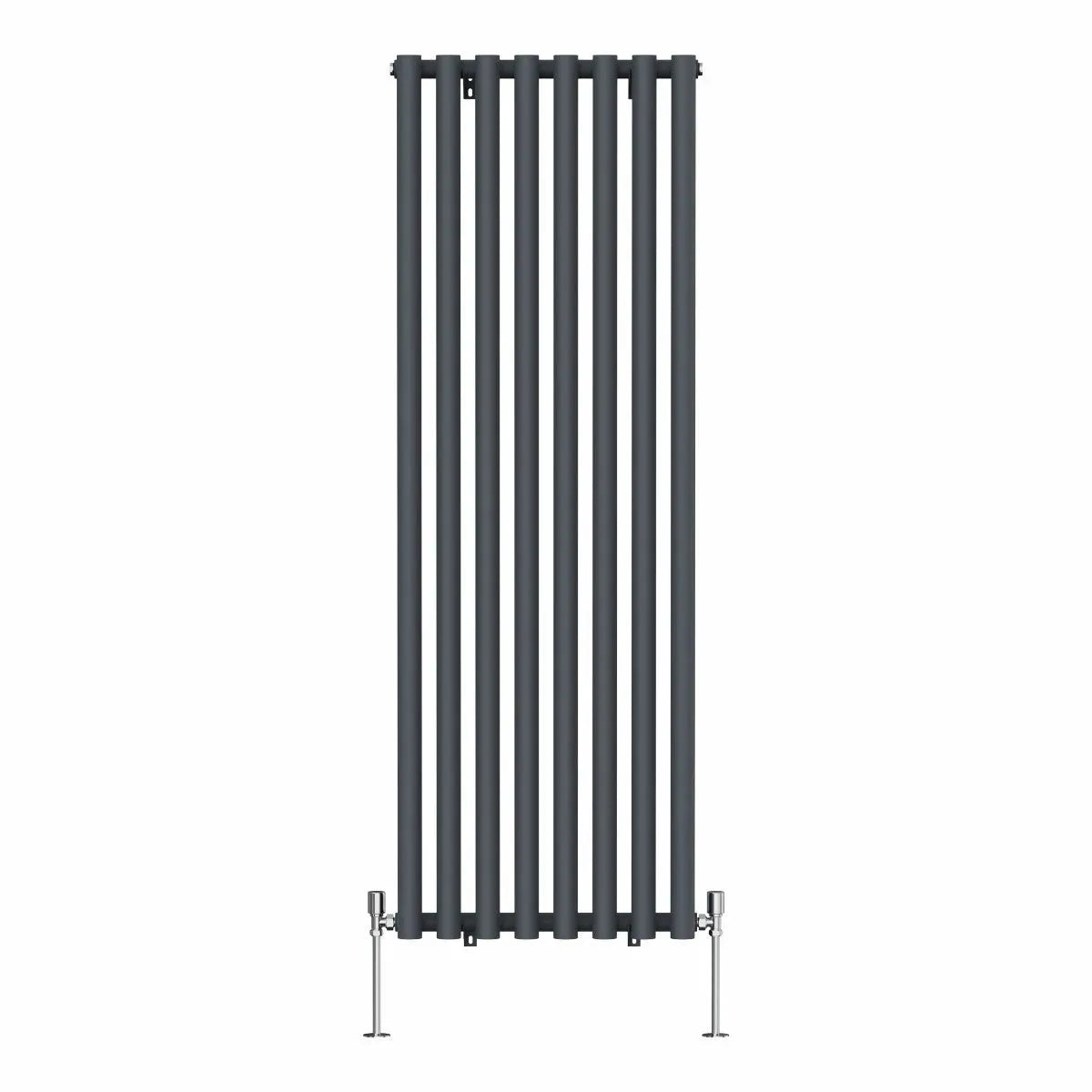 Comiso - Modern vertical round tube radiator anthracite