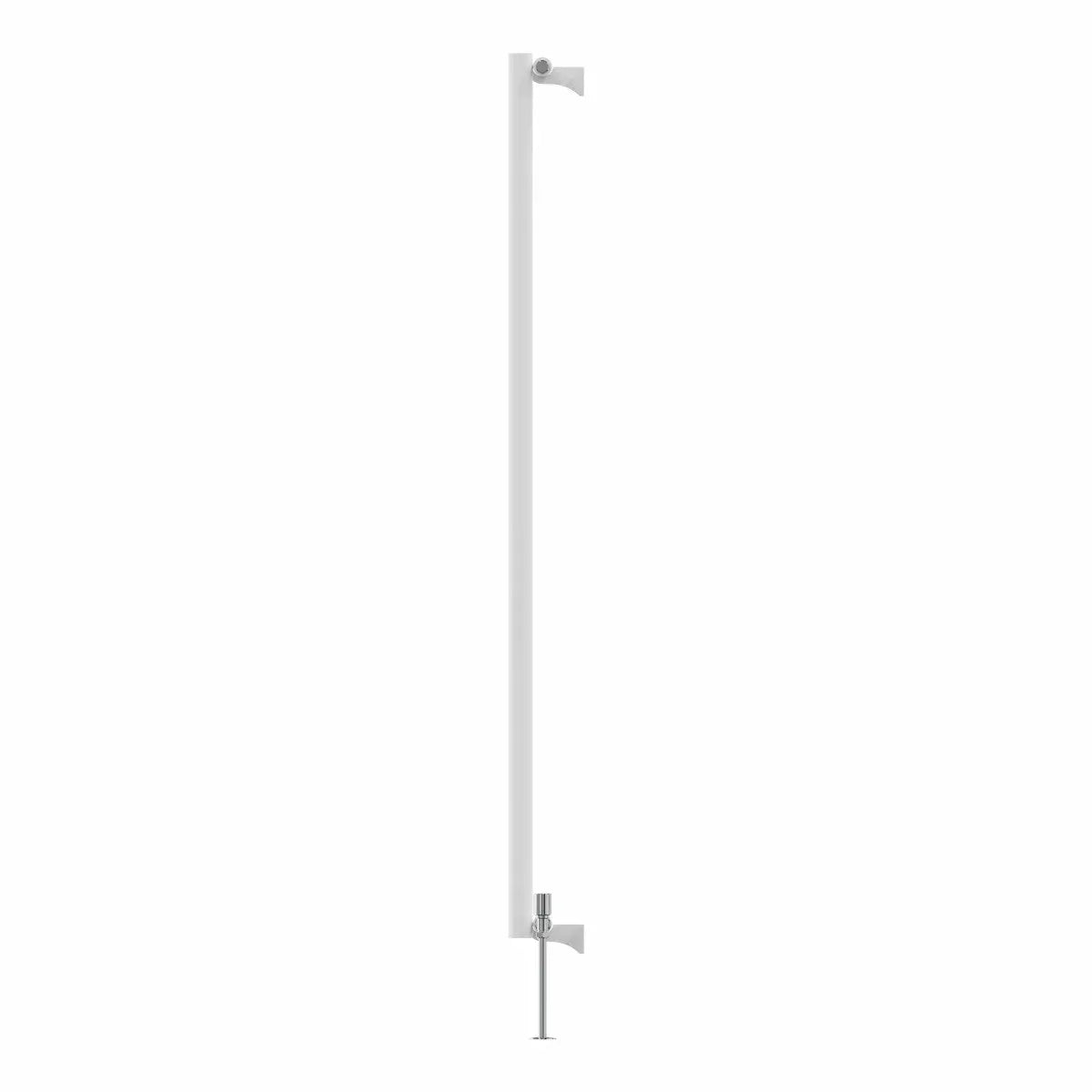 Comiso - Modern vertical round tube radiator white