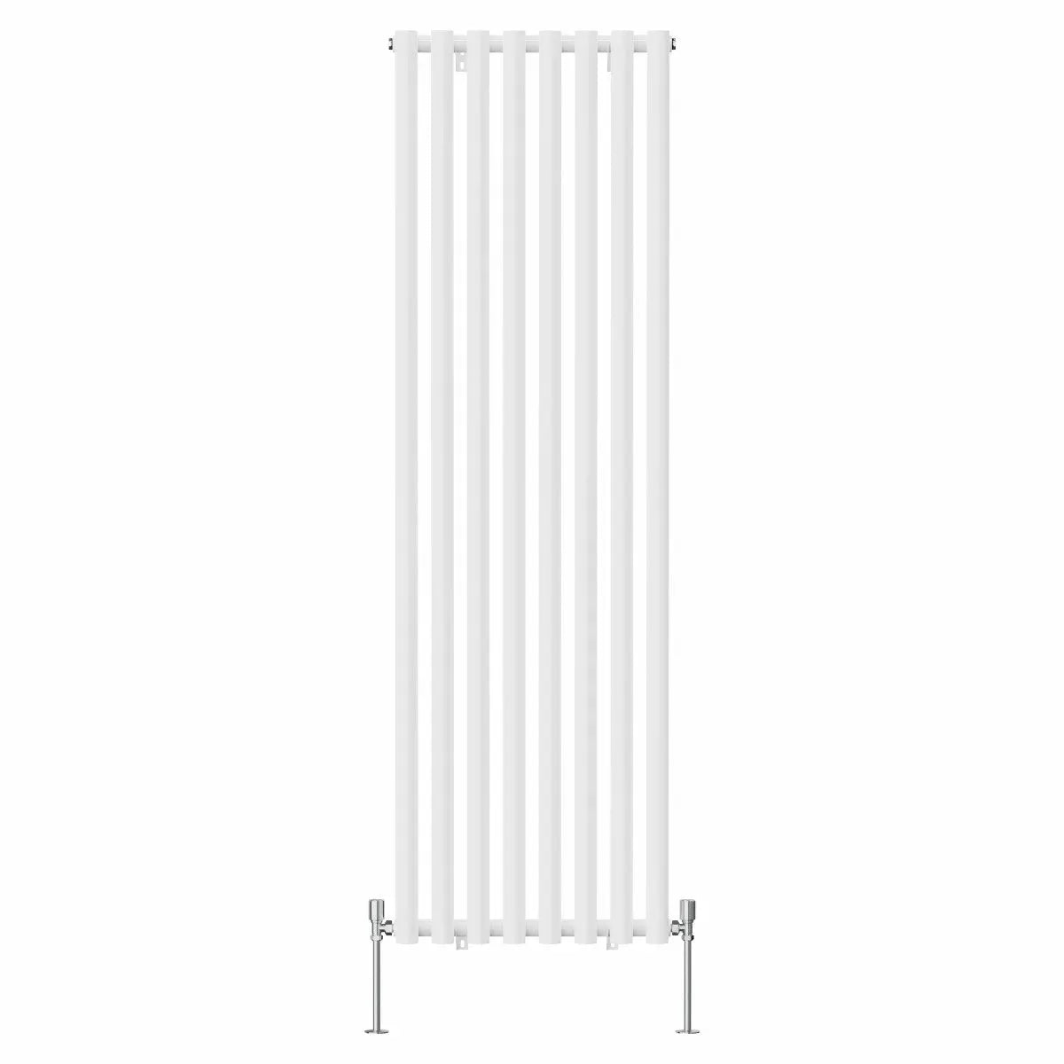 Comiso - Modern vertical round tube radiator white