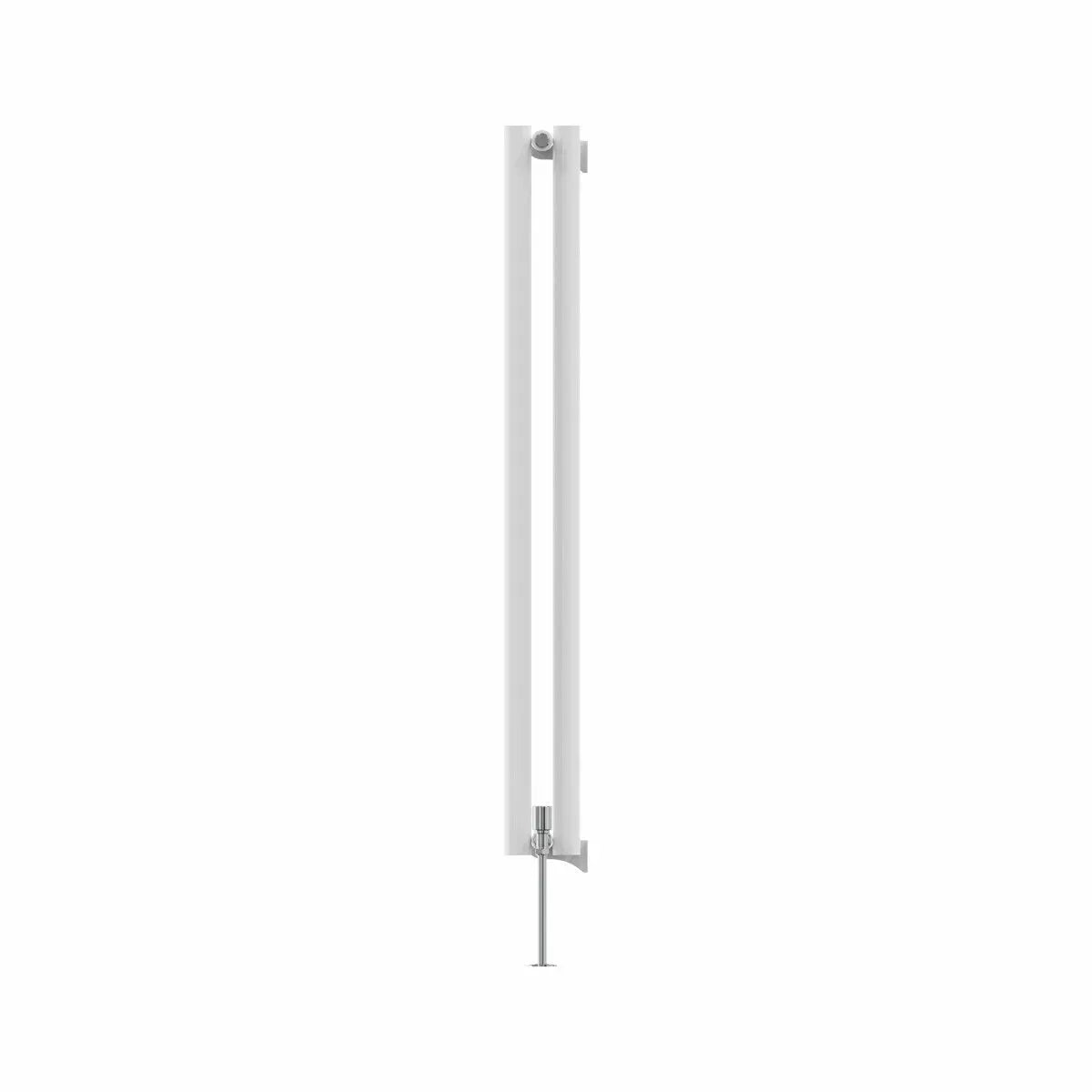 Comiso - Modern vertical round tube radiator white