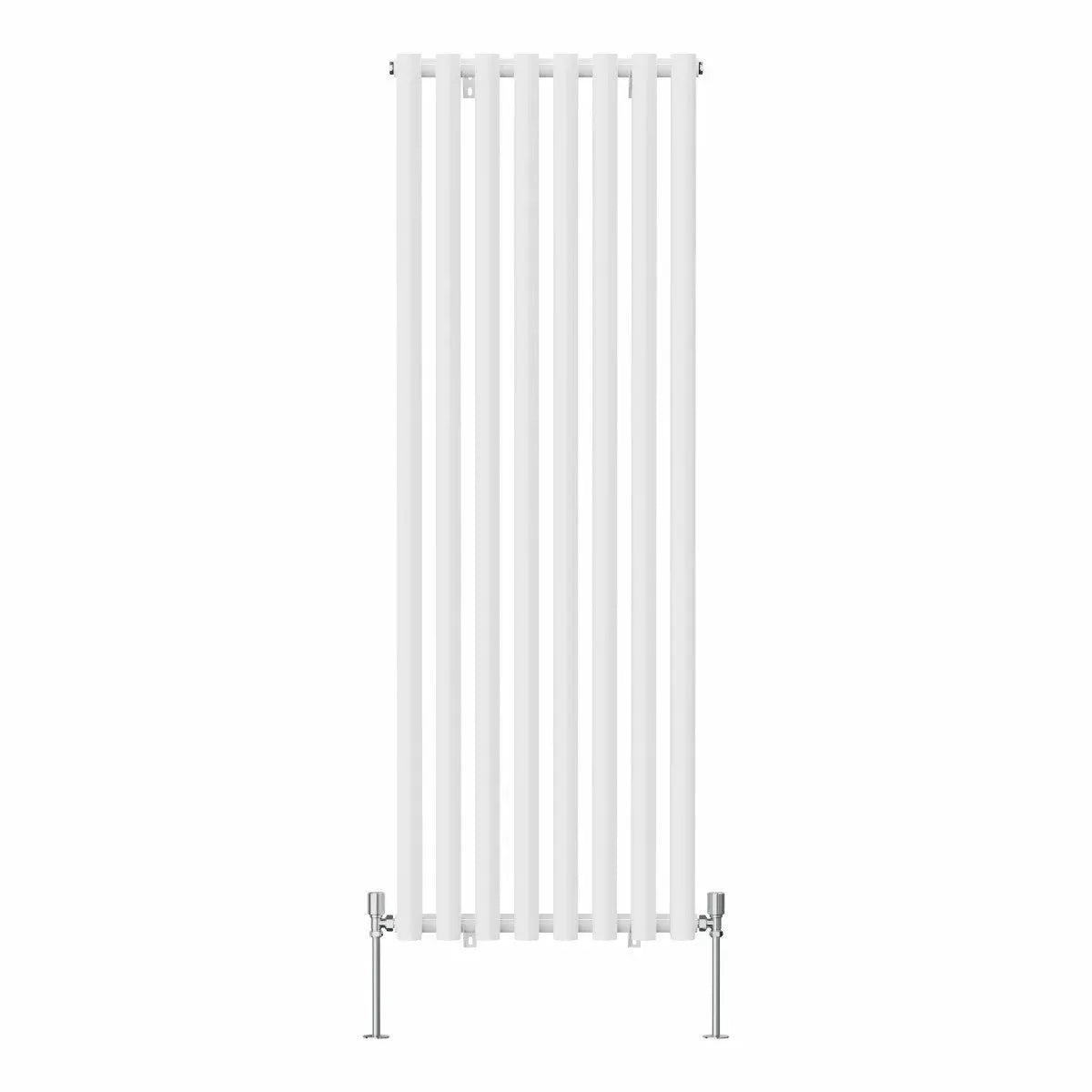 Comiso - Modern vertical round tube radiator white