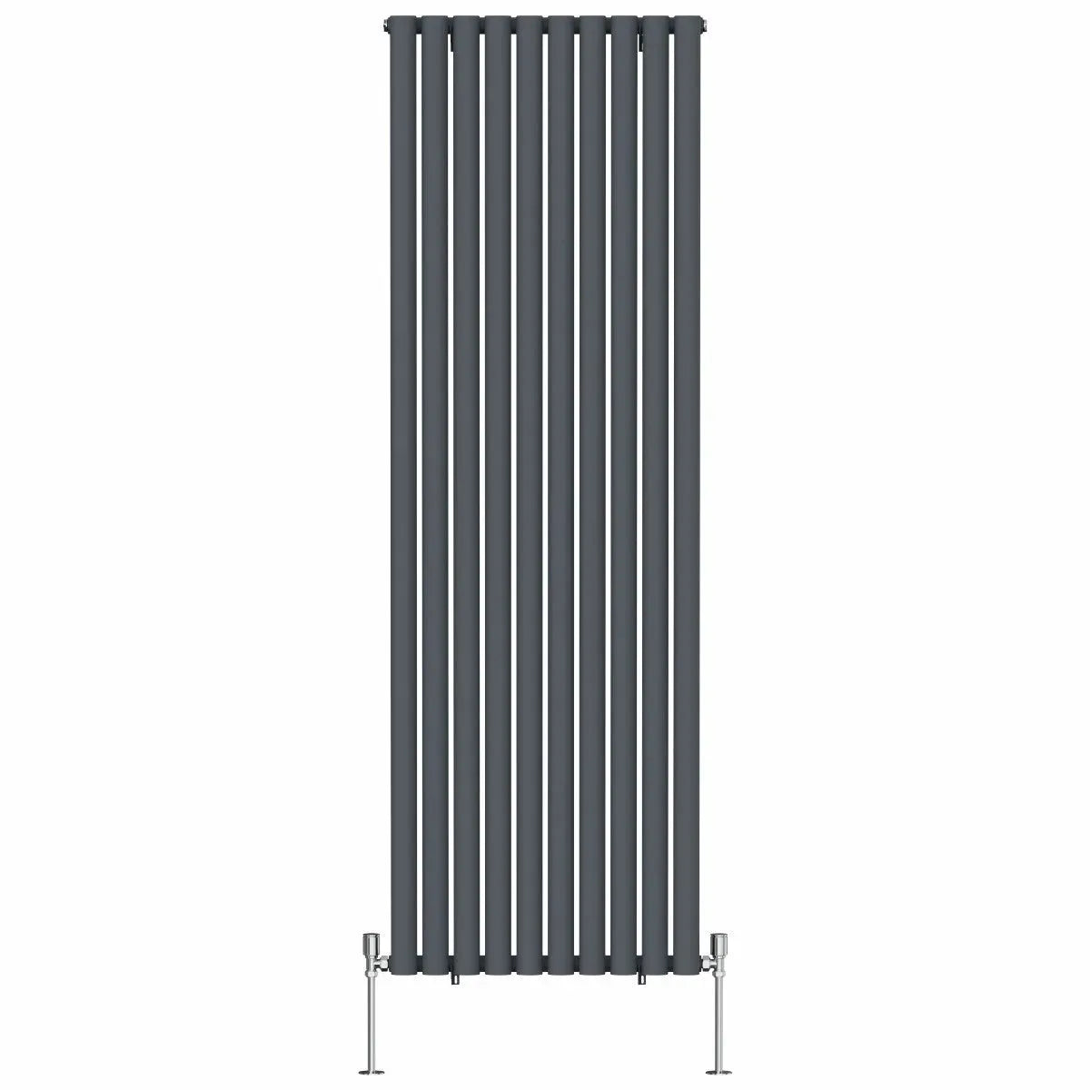 Cuneo - Modern vertical oval tube radiator anthracite