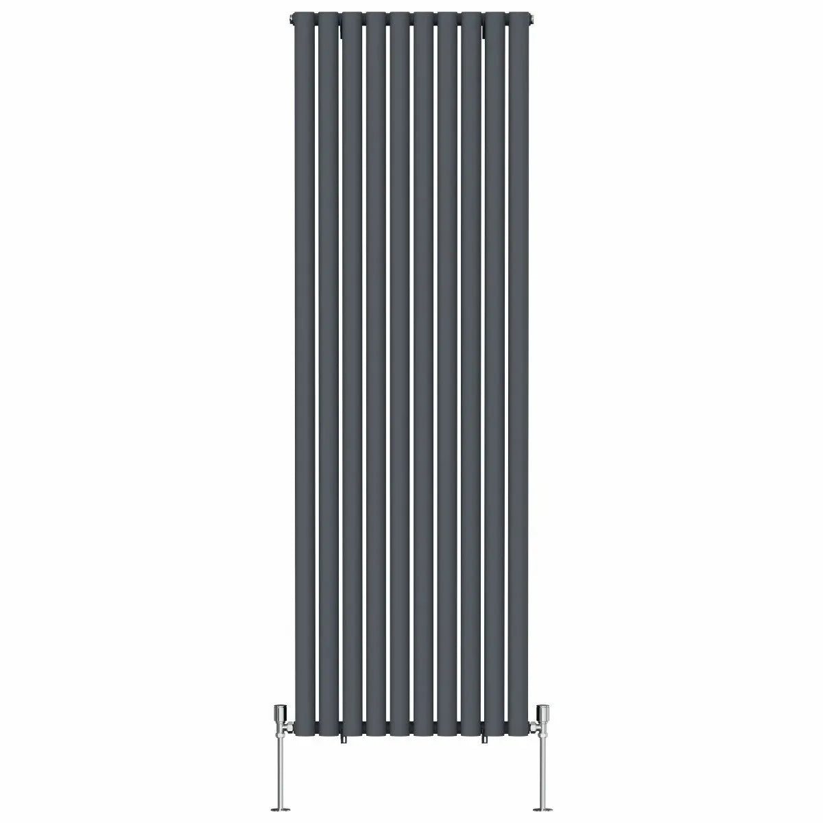 Cuneo - Modern vertical oval tube radiator anthracite