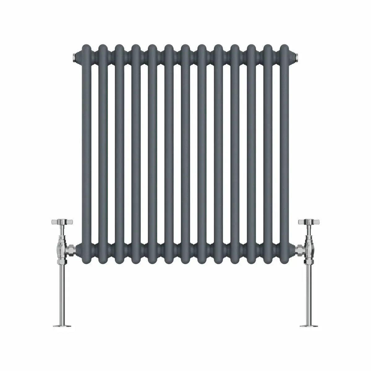 Ferentino - Traditional horizontal column radiator anthracite