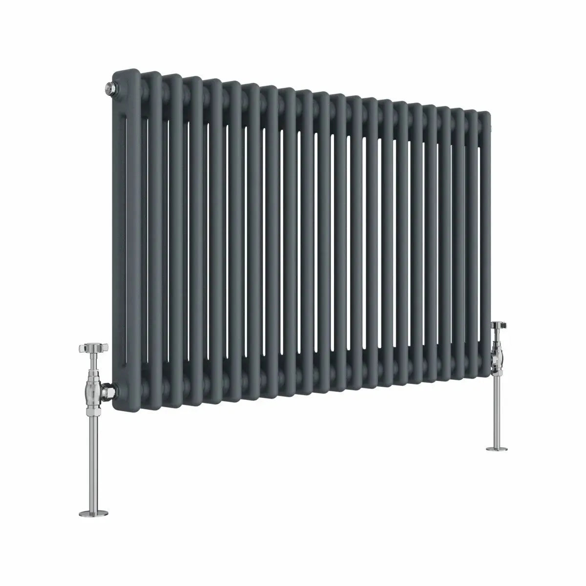 Ferentino - Traditional horizontal column radiator anthracite