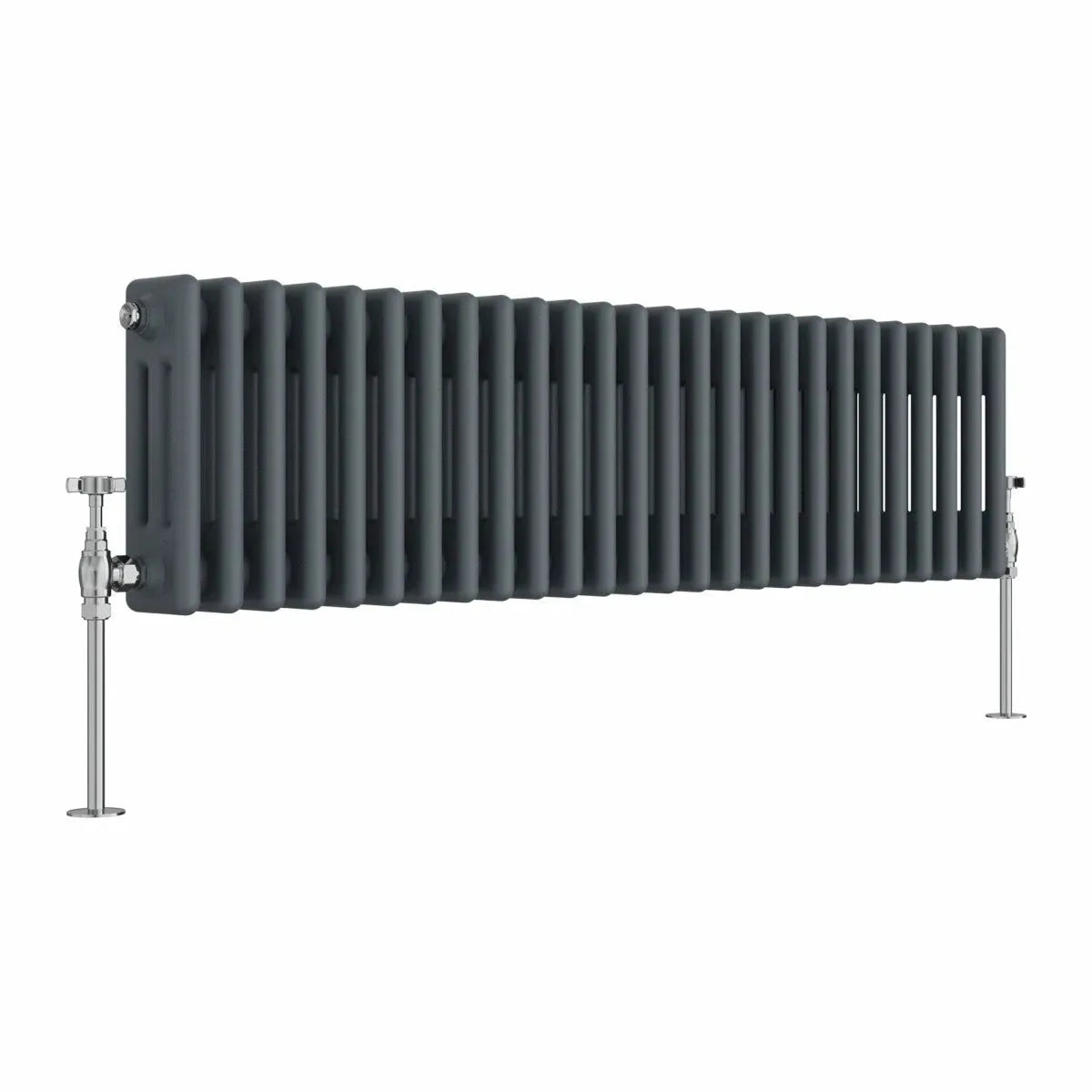 Ferentino - Traditional horizontal column radiator anthracite