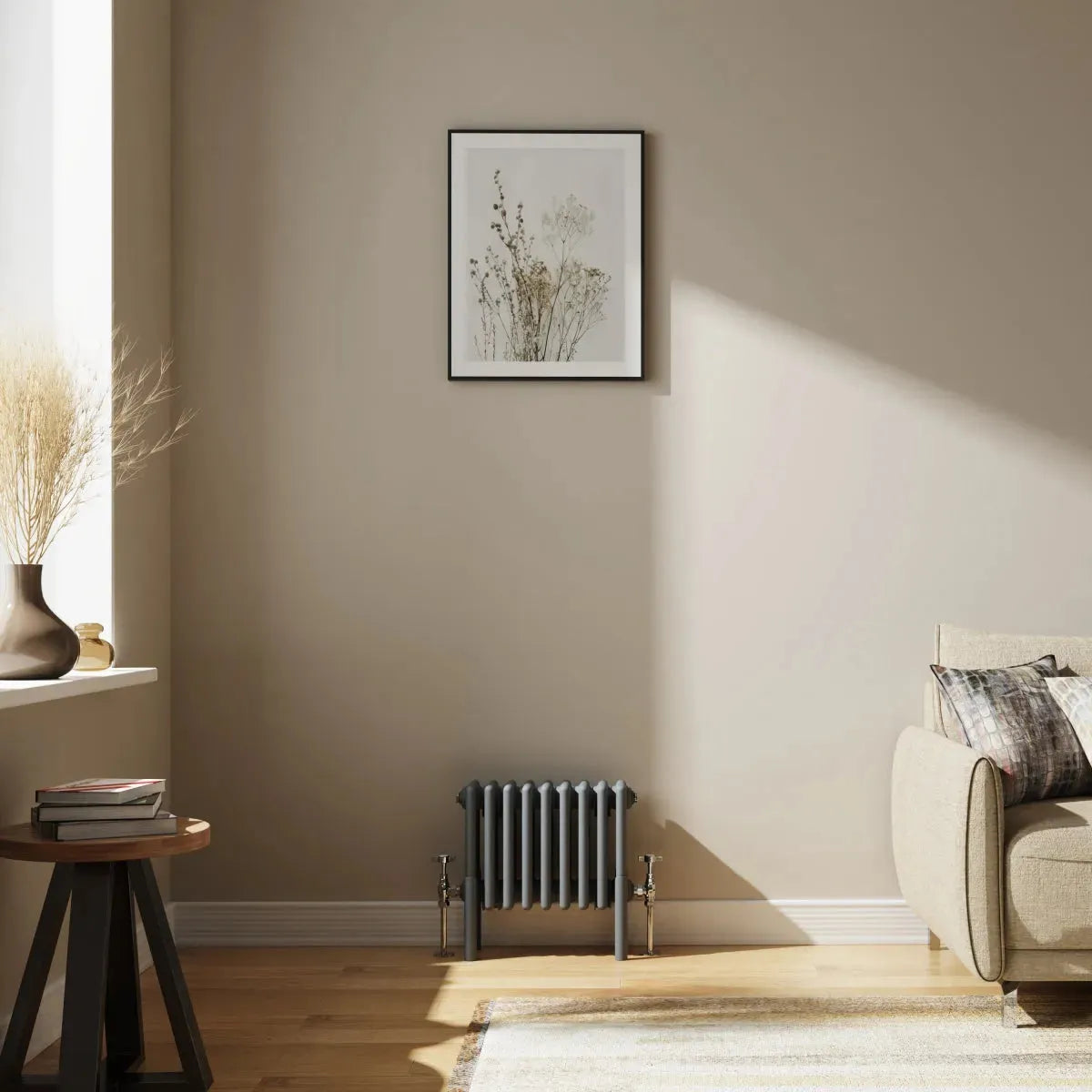 Ferentino - Traditional horizontal column radiator anthracite