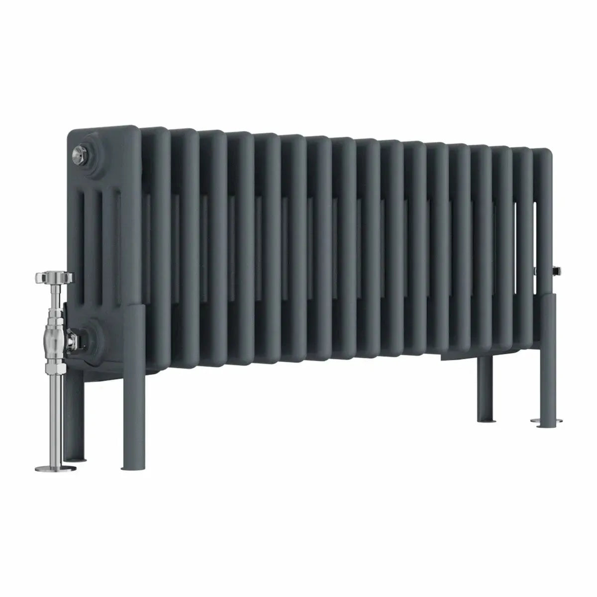 Ferentino - Traditional horizontal column radiator anthracite