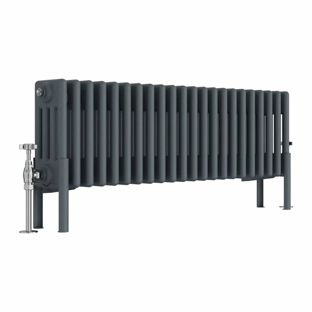 Ferentino - Traditional horizontal column radiator anthracite