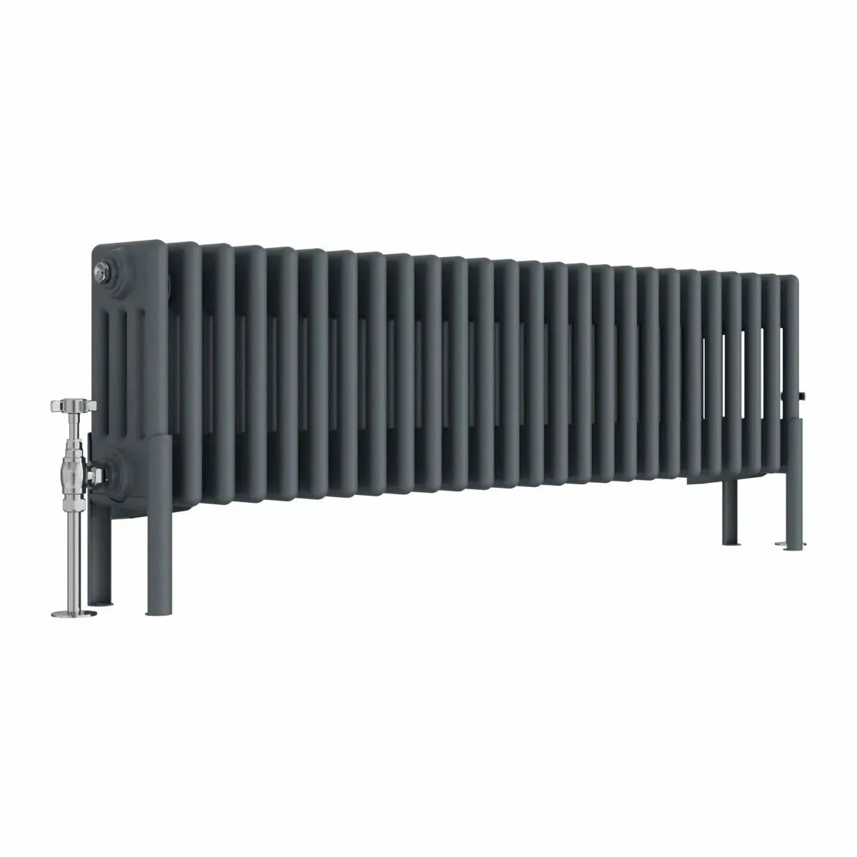 Ferentino - Traditional horizontal column radiator anthracite