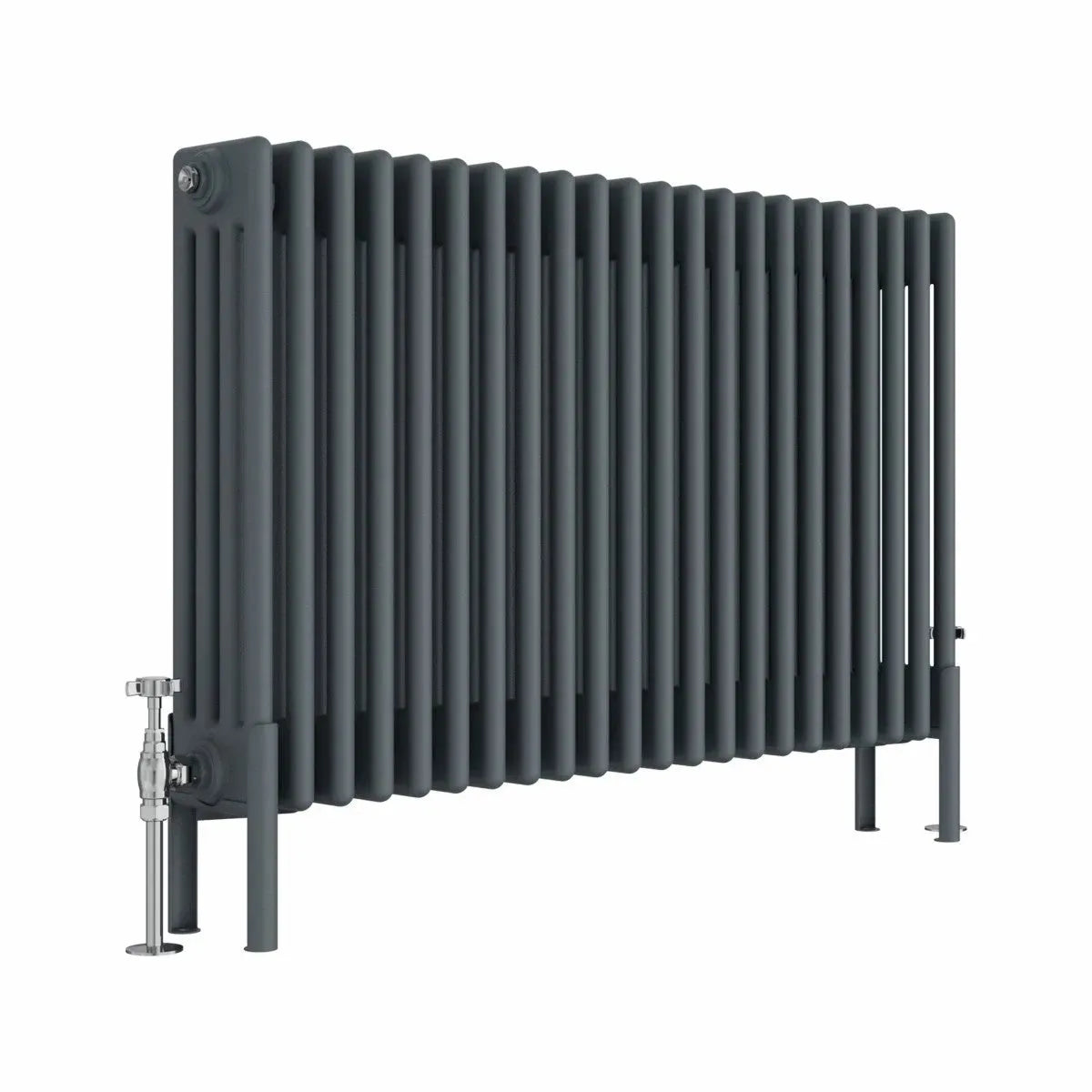 Ferentino - Traditional horizontal column radiator anthracite