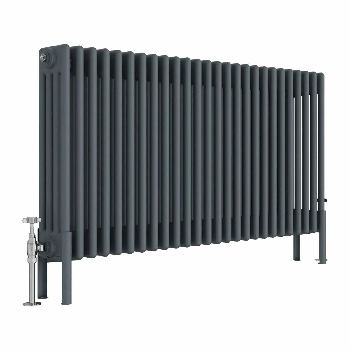 Ferentino - Traditional horizontal column radiator anthracite