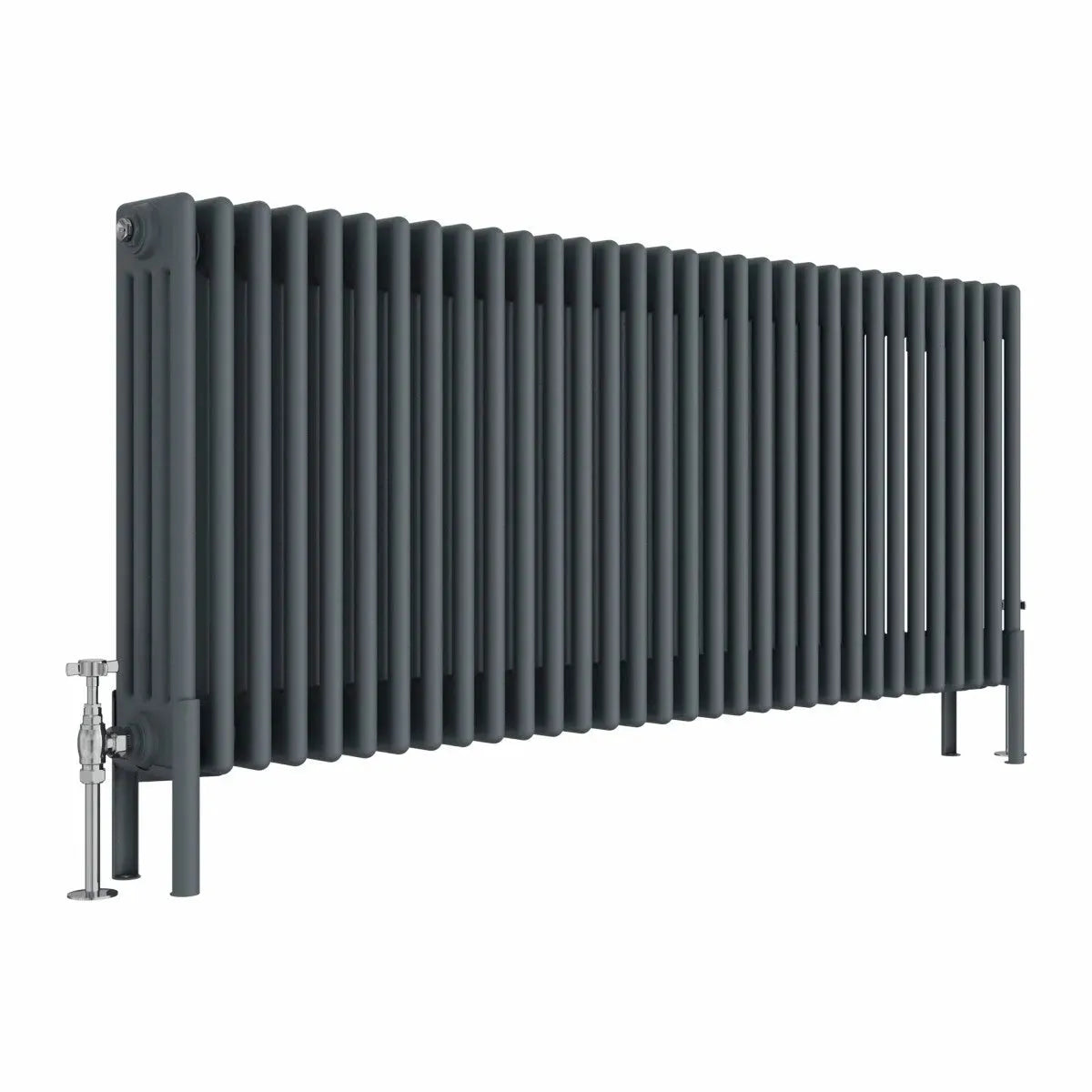 Ferentino - Traditional horizontal column radiator anthracite