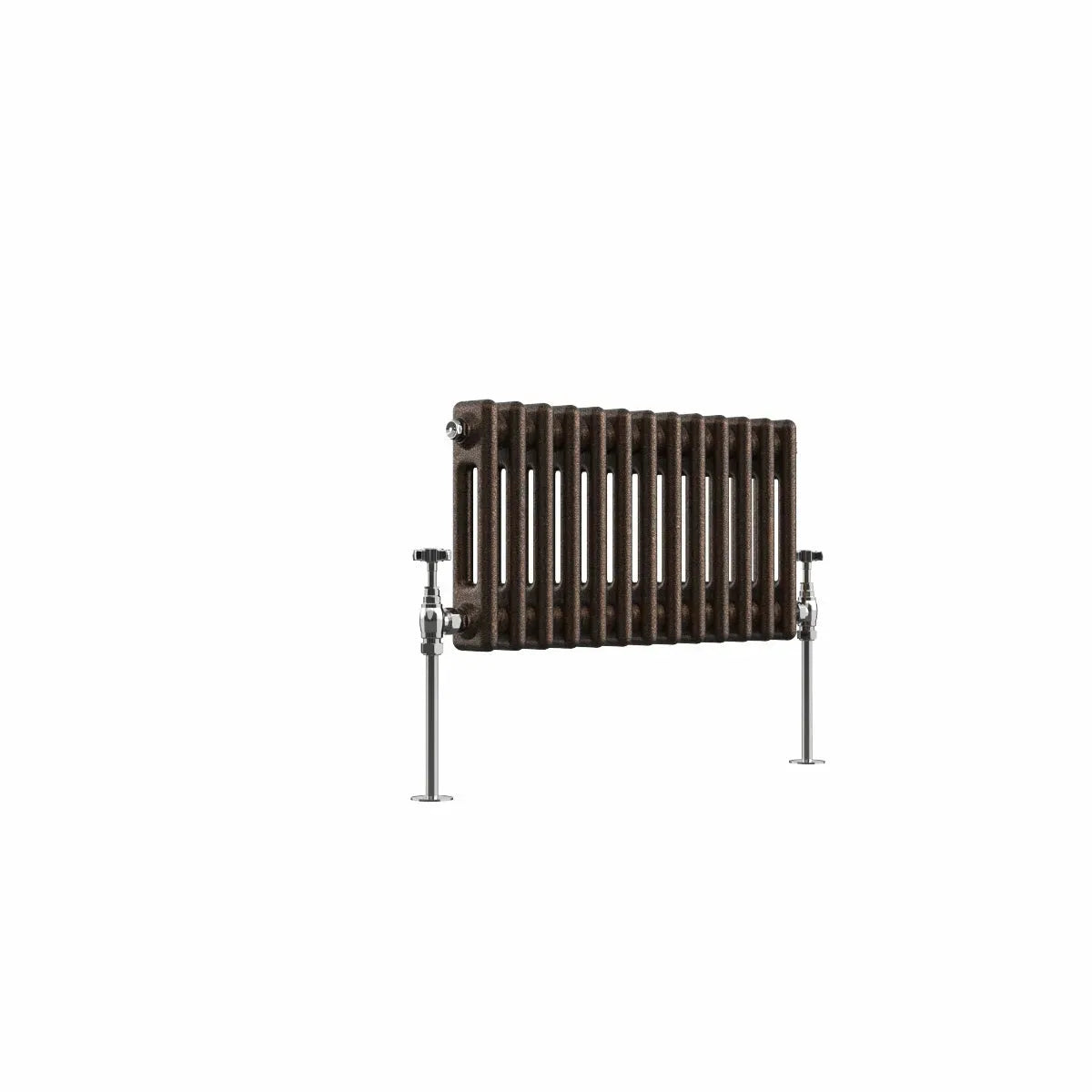 Ferentino - Traditional horizontal column radiator blackened copper