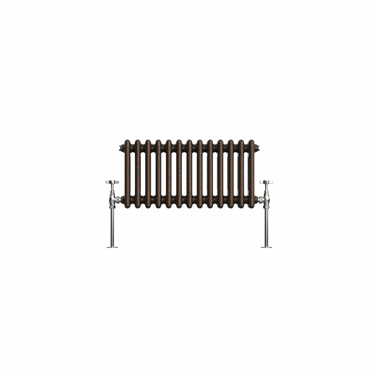 Ferentino - Traditional horizontal column radiator blackened copper