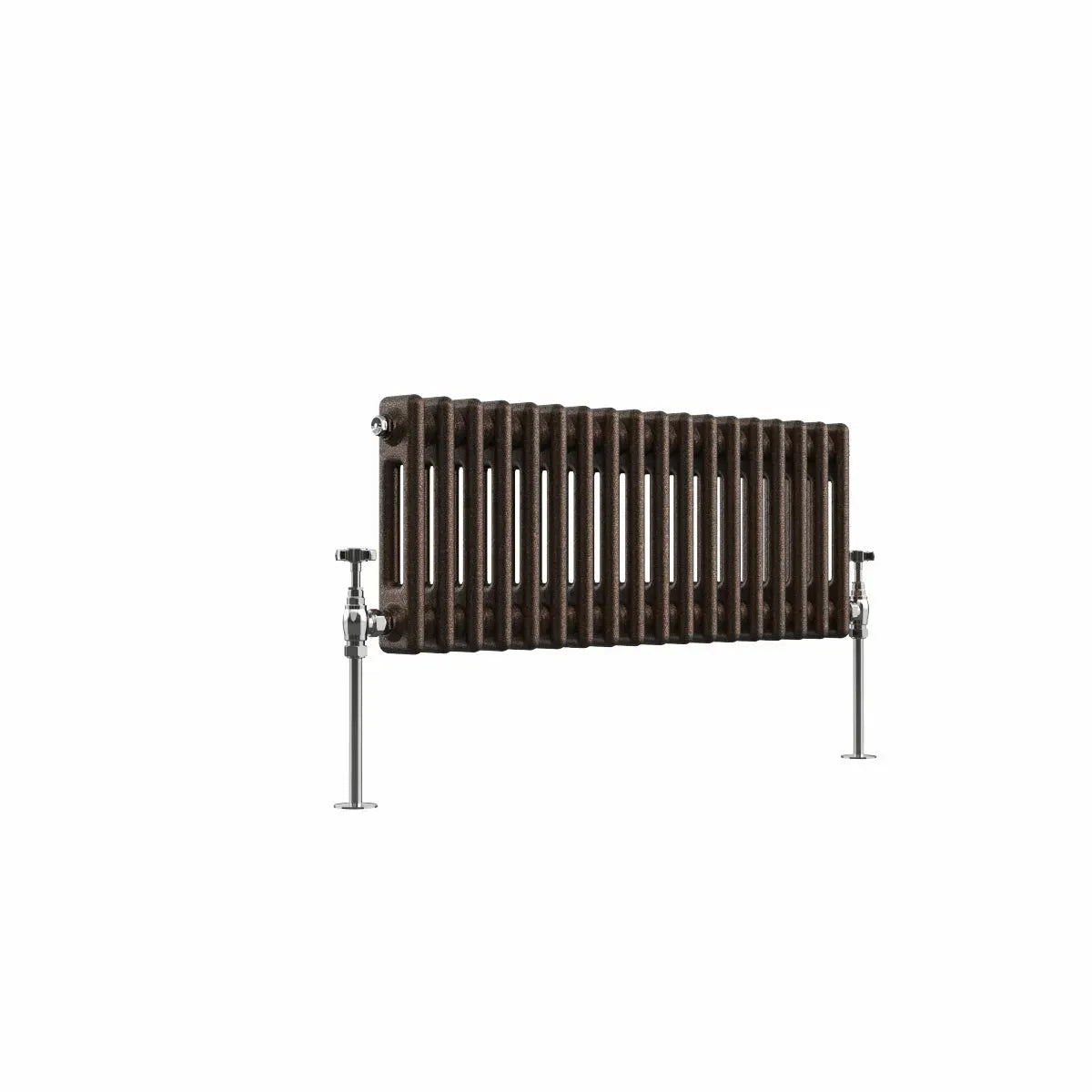 Ferentino - Traditional horizontal column radiator blackened copper