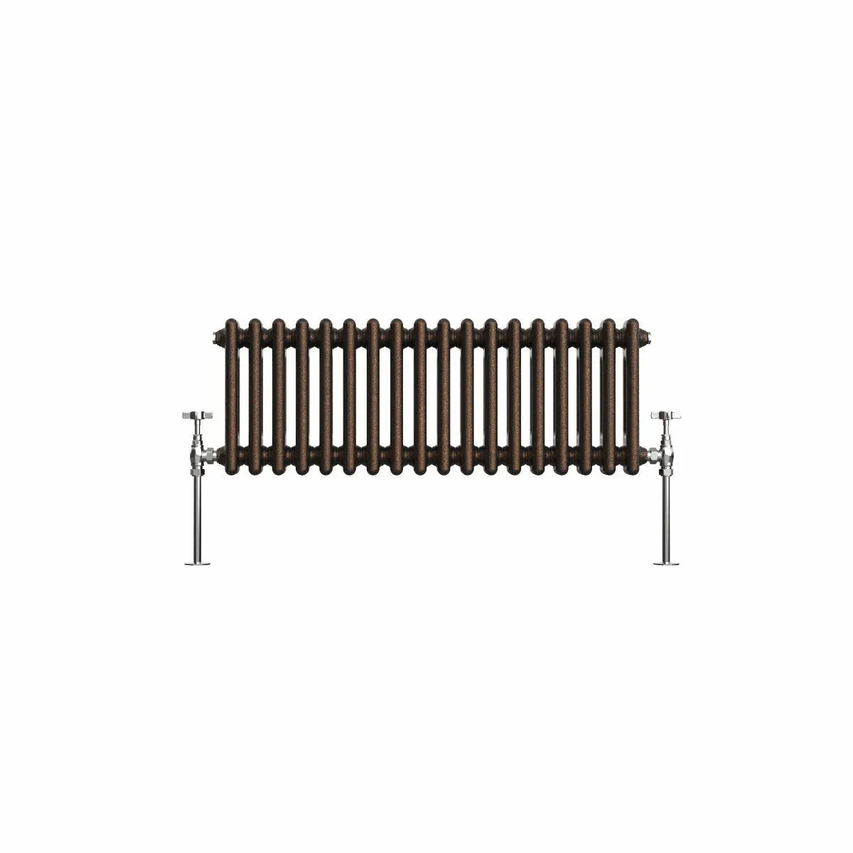 Ferentino - Traditional horizontal column radiator blackened copper