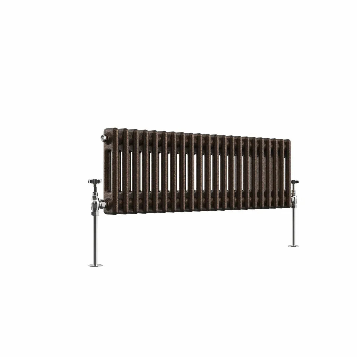 Ferentino - Traditional horizontal column radiator blackened copper