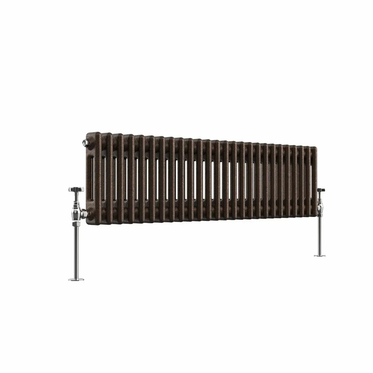 Ferentino - Traditional horizontal column radiator blackened copper