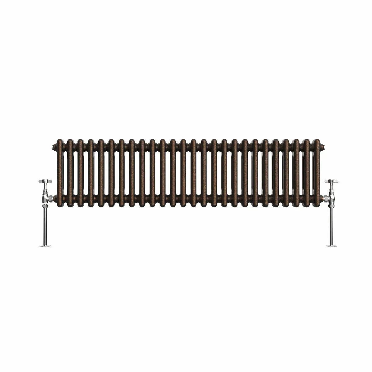 Ferentino - Traditional horizontal column radiator blackened copper