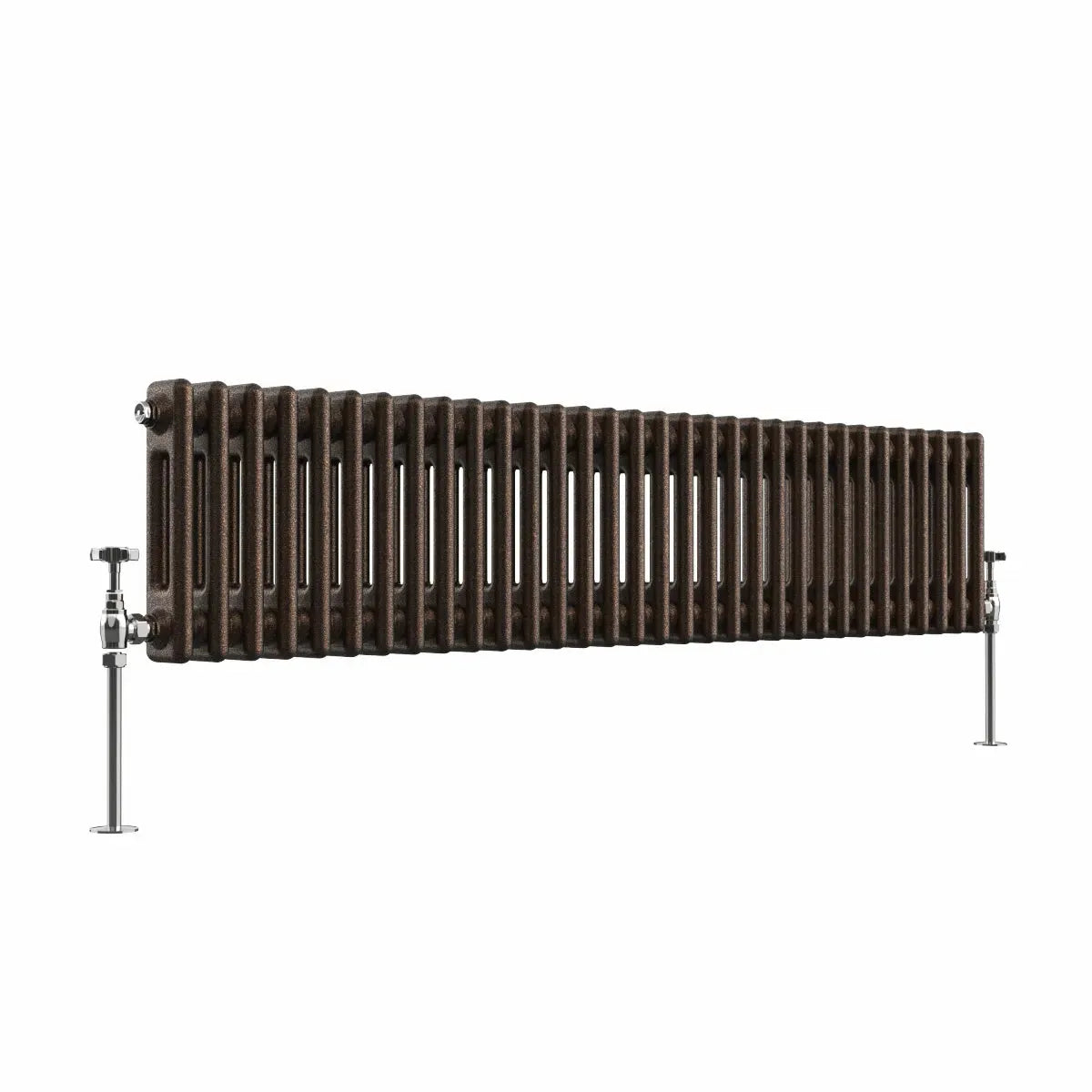 Ferentino - Traditional horizontal column radiator blackened copper