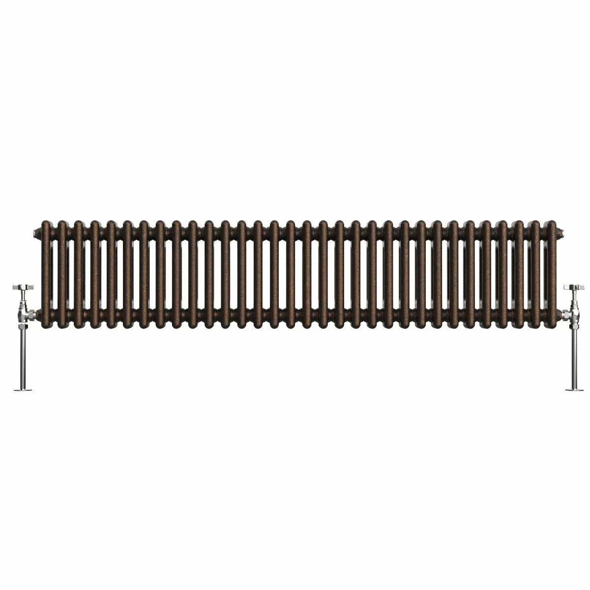 Ferentino - Traditional horizontal column radiator blackened copper