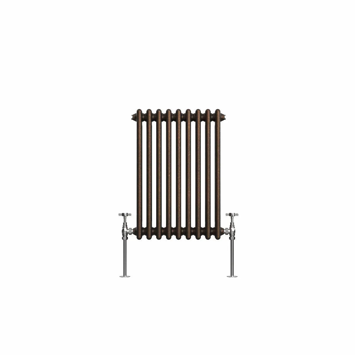 Ferentino - Traditional horizontal column radiator blackened copper