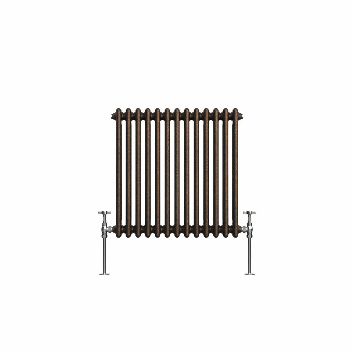 Ferentino - Traditional horizontal column radiator blackened copper