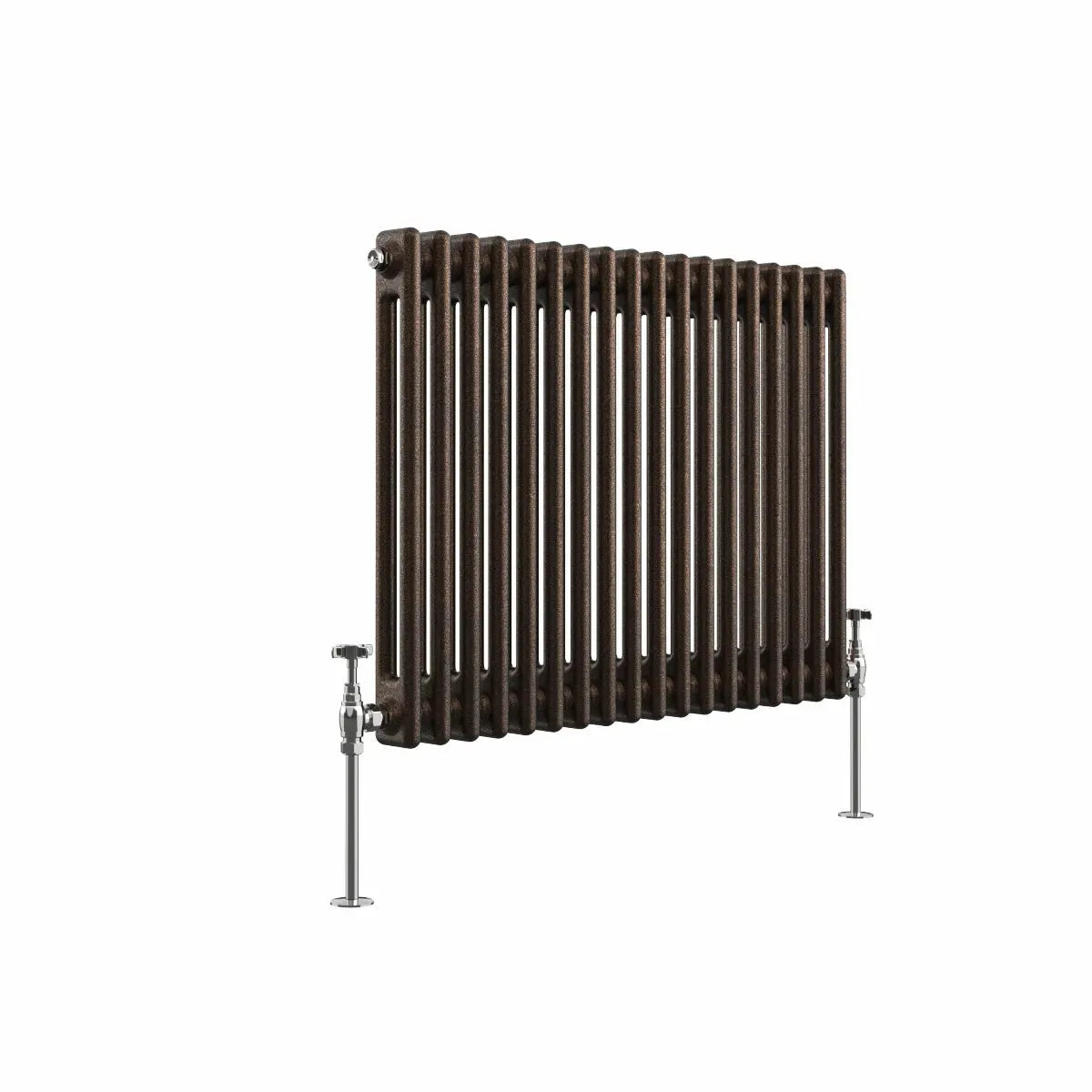 Ferentino - Traditional horizontal column radiator blackened copper