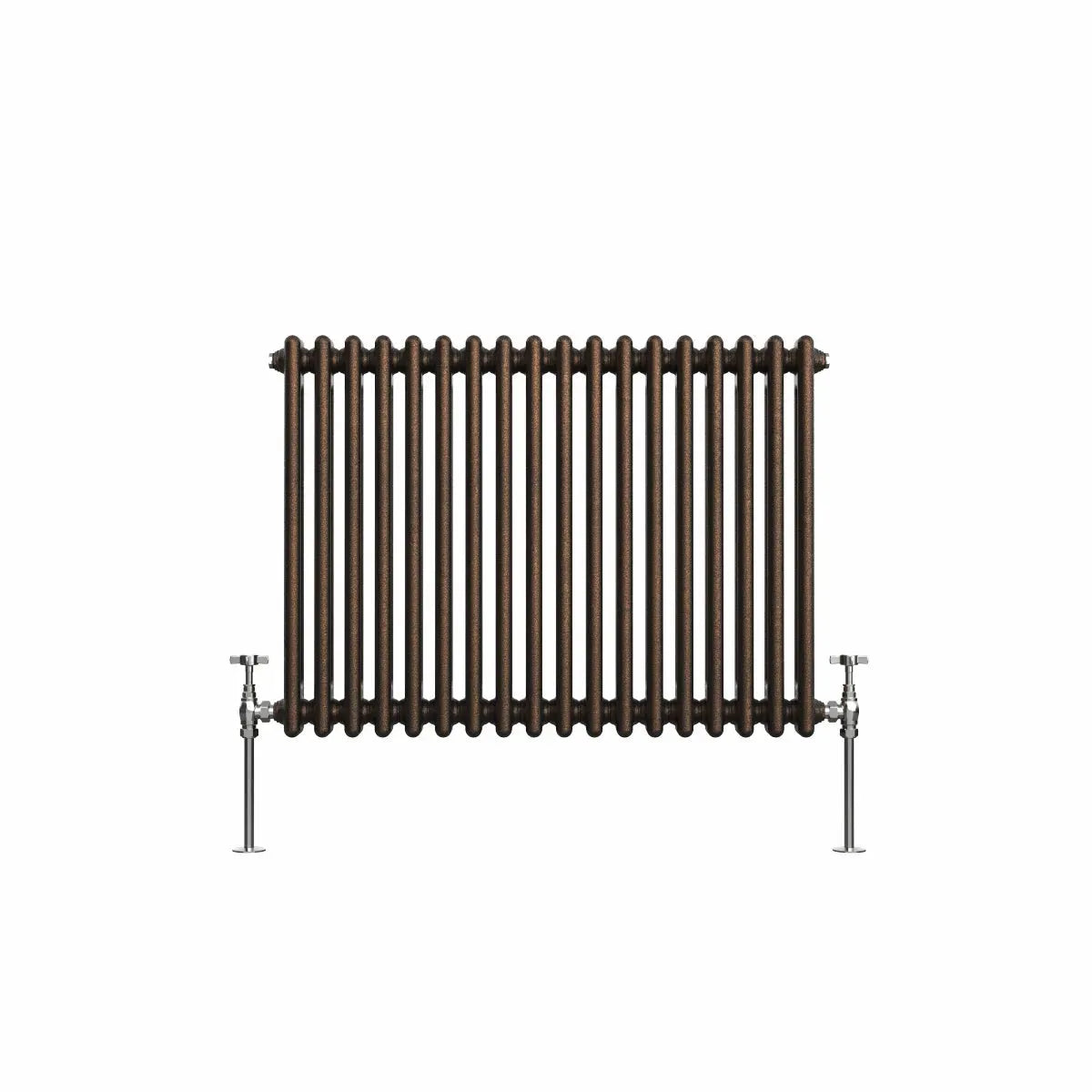 Ferentino - Traditional horizontal column radiator blackened copper