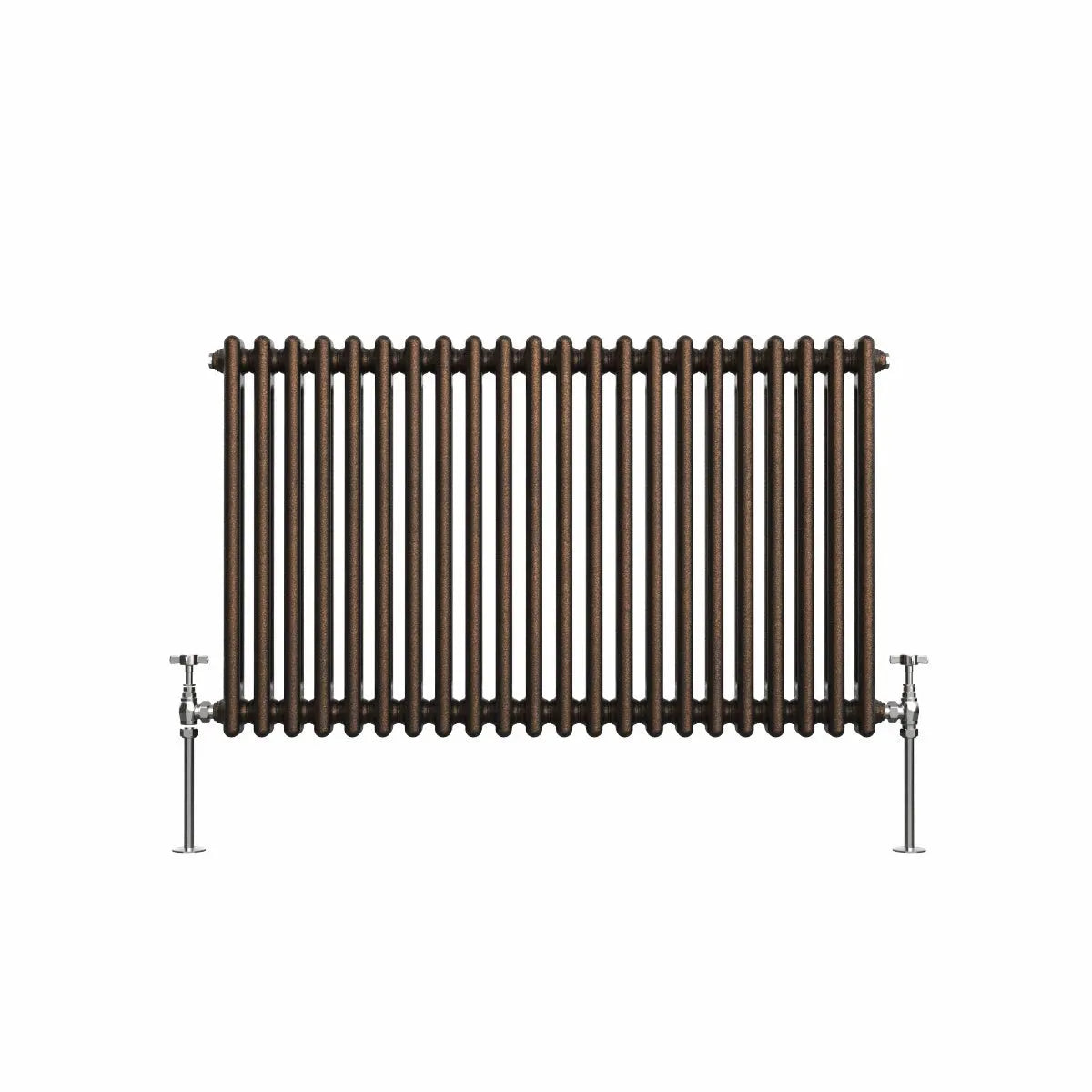 Ferentino - Traditional horizontal column radiator blackened copper