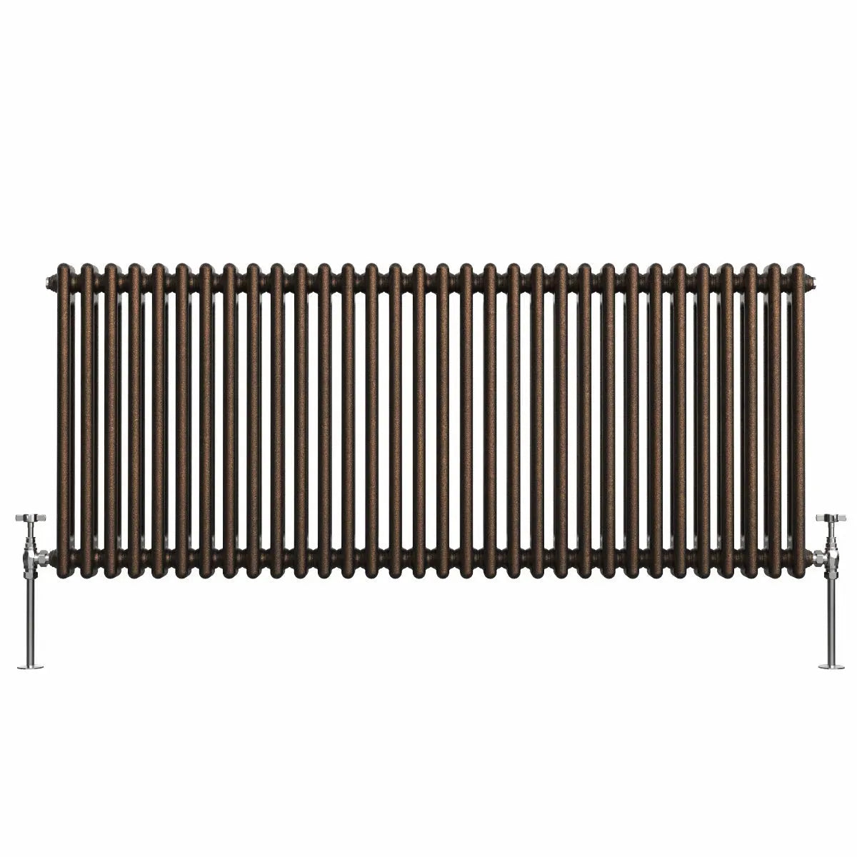 Ferentino - Traditional horizontal column radiator blackened copper