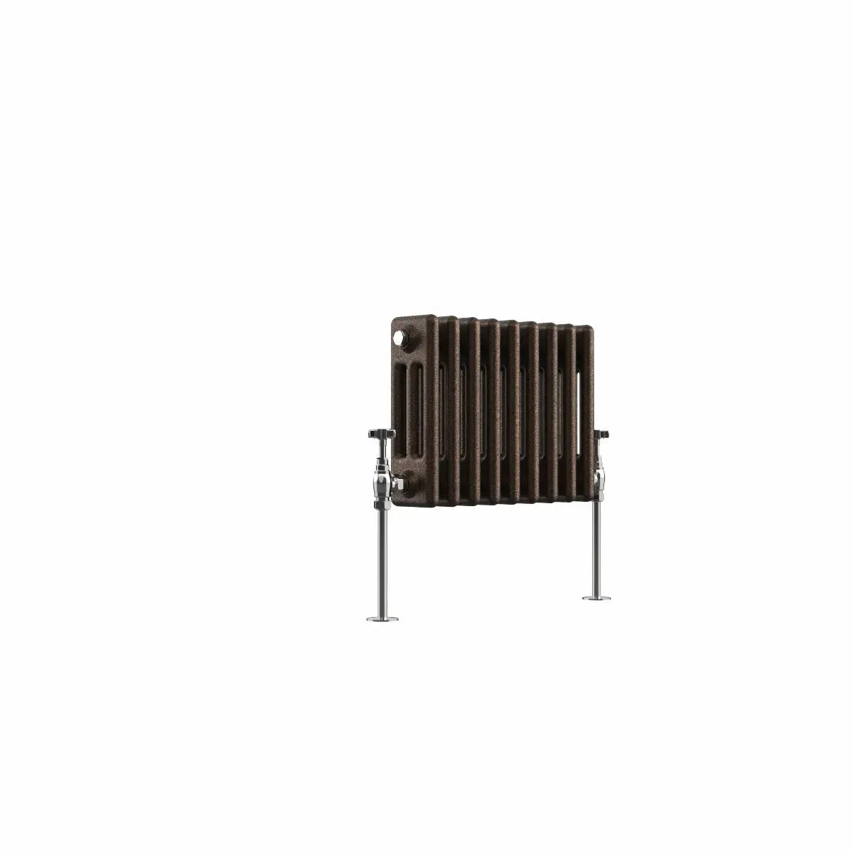 Ferentino - Traditional horizontal column radiator blackened copper