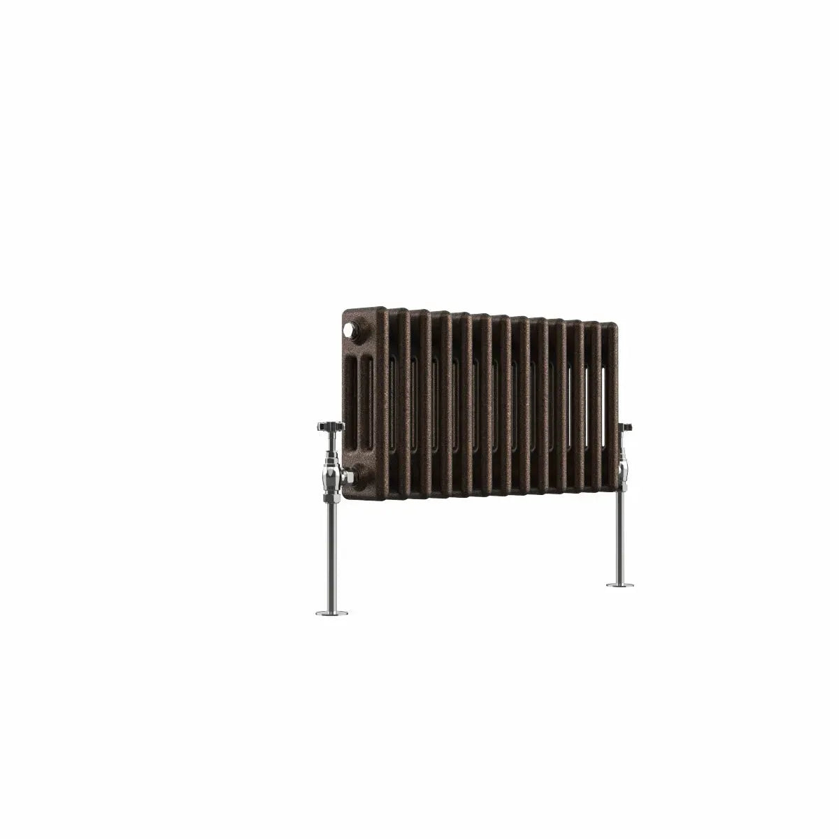 Ferentino - Traditional horizontal column radiator blackened copper