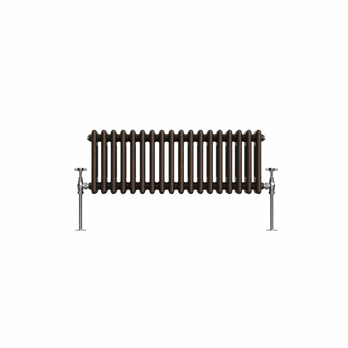 Ferentino - Traditional horizontal column radiator blackened copper