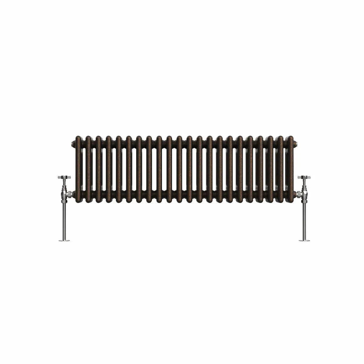 Ferentino - Traditional horizontal column radiator blackened copper