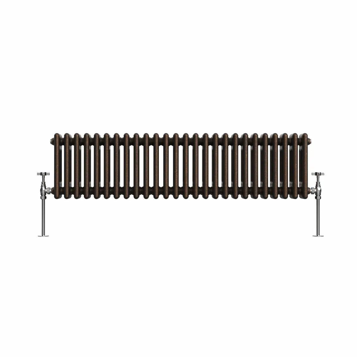 Ferentino - Traditional horizontal column radiator blackened copper