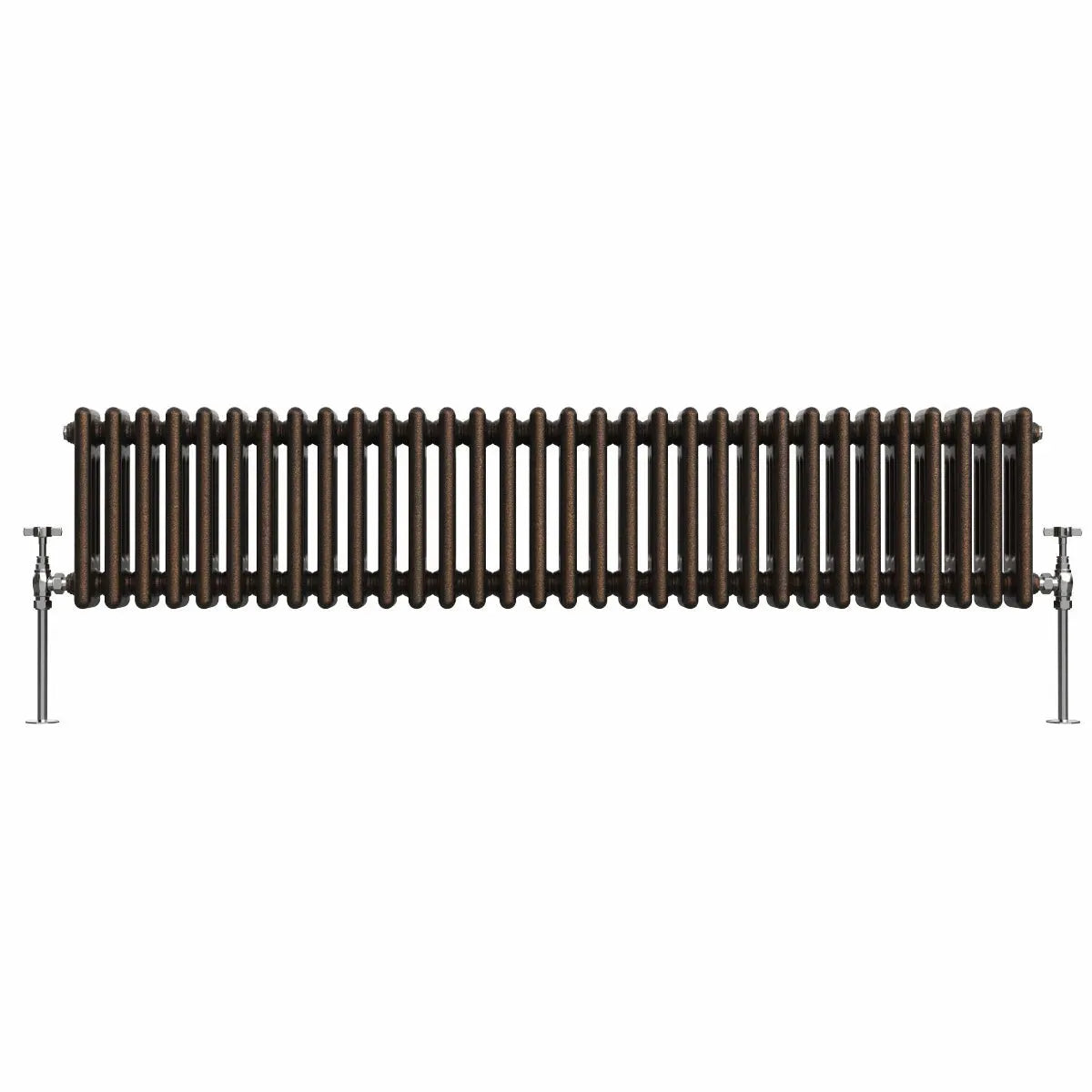 Ferentino - Traditional horizontal column radiator blackened copper