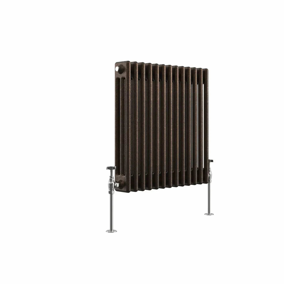 Ferentino - Traditional horizontal column radiator blackened copper