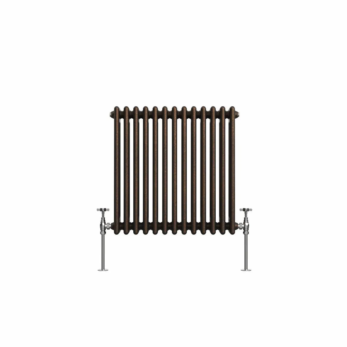 Ferentino - Traditional horizontal column radiator blackened copper